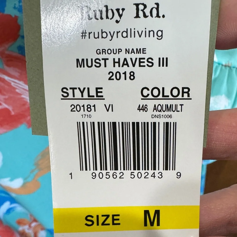 Ruby Rd. Multicolor Floral Dress - Picture 6 of 7